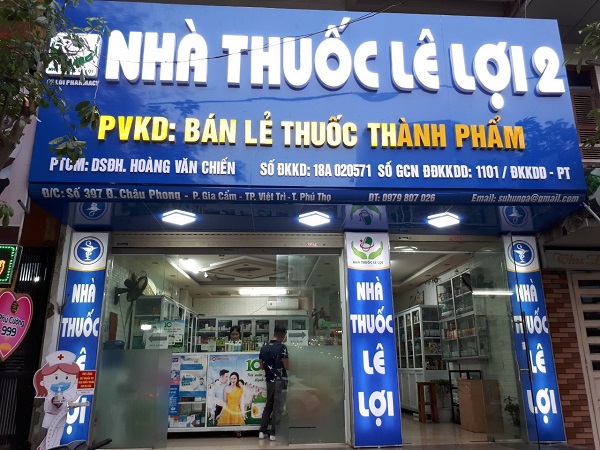 Top 5 nhà thuốc uy tín, chất lượng nhất tại Phú Thọ